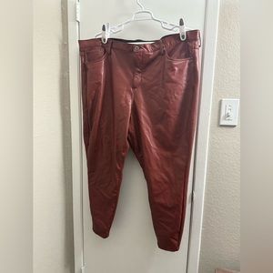 Torrid Sky High Skinny Faux Leather High-Rise Pants Women’s Size 28 R